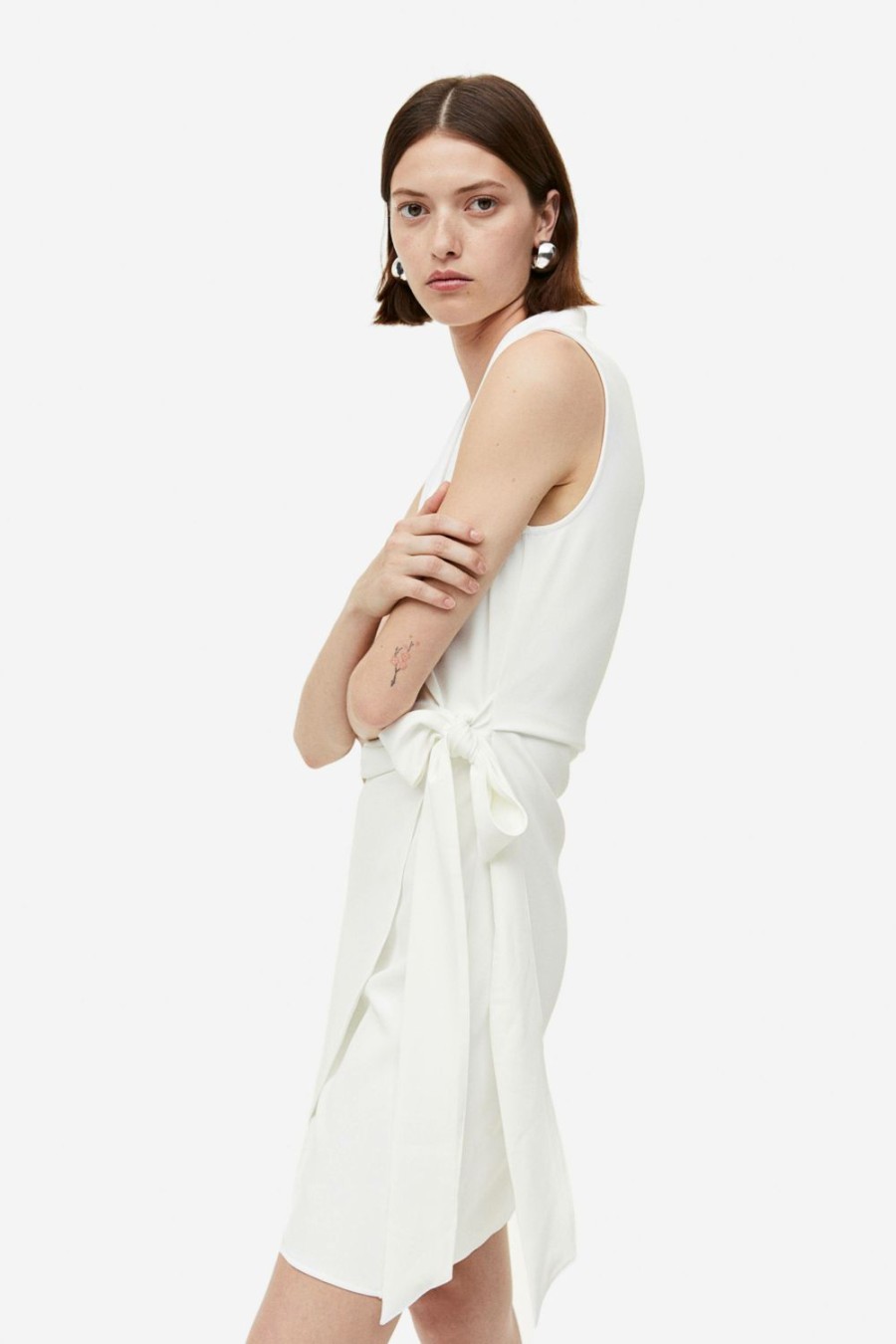 Women H&M | Wrap-Front Jacket Dress – Hm-women